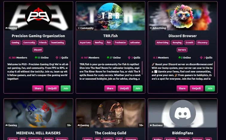 add the browser as a game to your discord